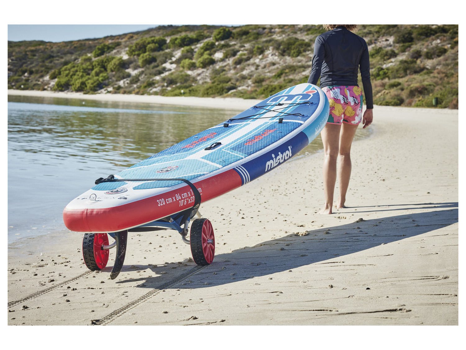 Mistral SUP vozík na paddleboard Lidl.sk