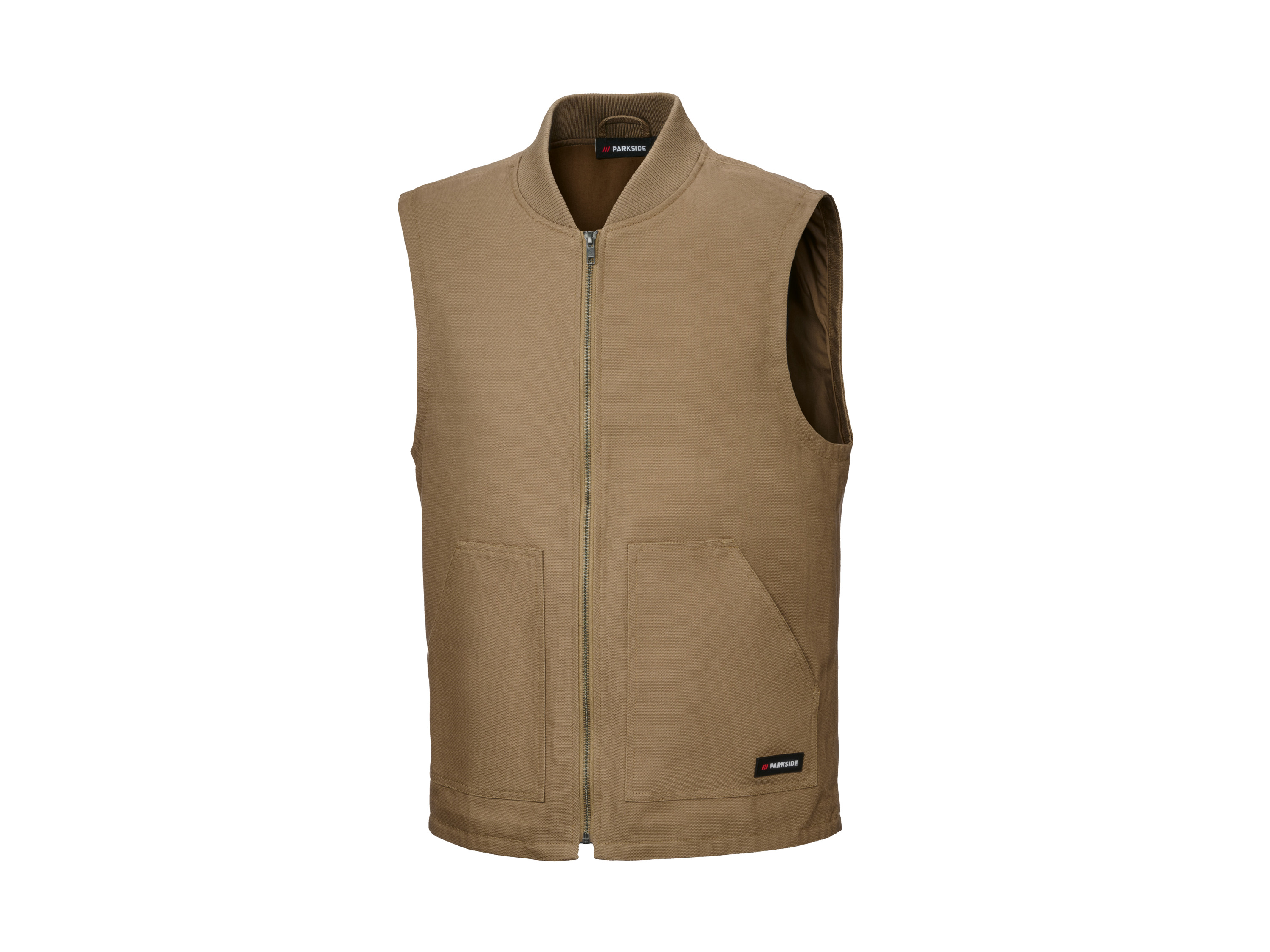 PARKSIDE® Pánska plátená vesta (béžová, M (48/50))