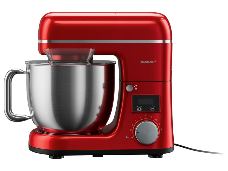 SILVERCREST® KITCHEN TOOLS Kuchynský robot SKMW 900 A1, červená