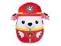 Plyšová hračka Marshalla z Paw Patrol v hasičskom oblečení.