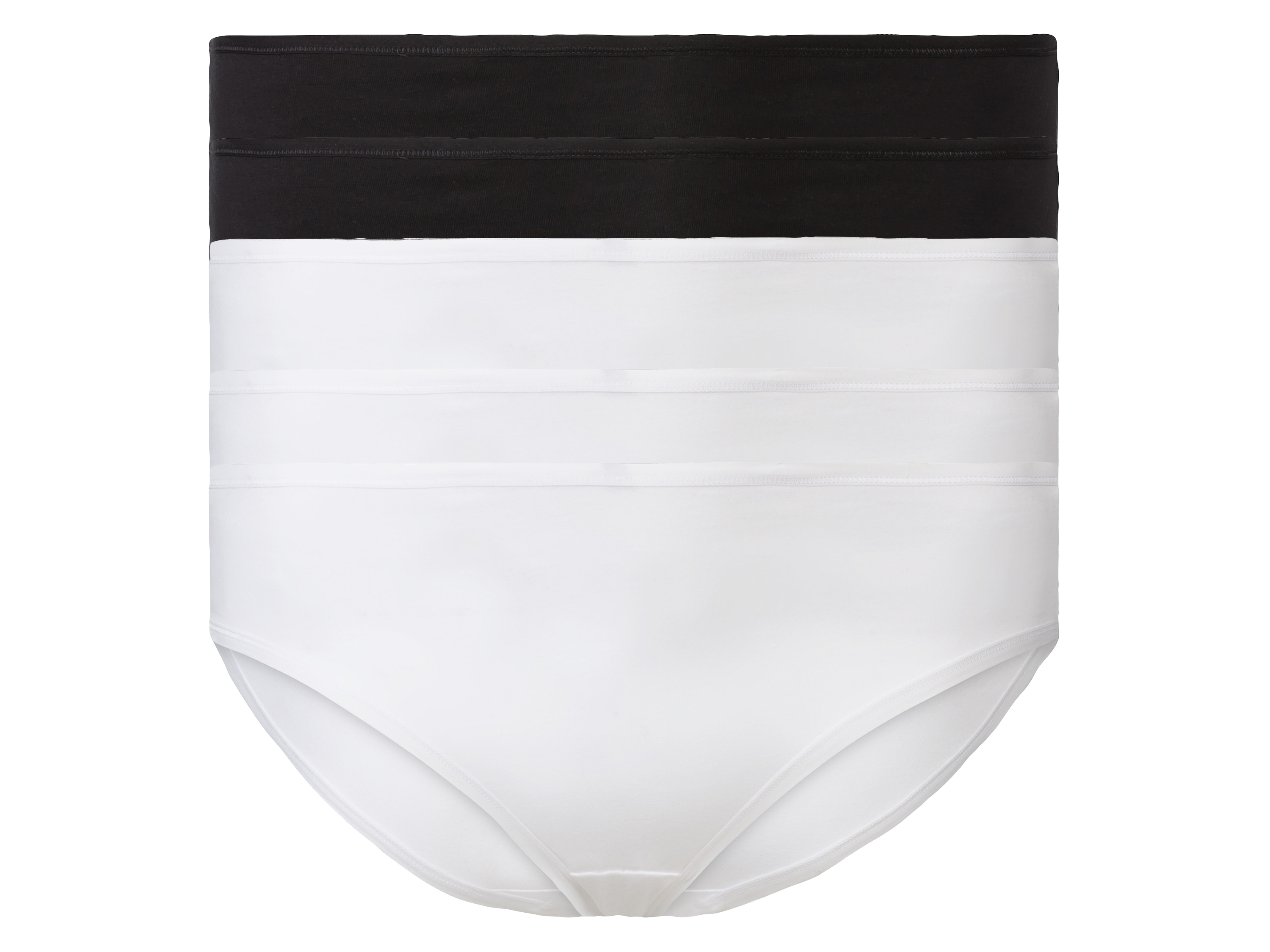 esmara® Dámske nohavičky XXL, 5 kusov (3XL (56/58), čierna/biela)