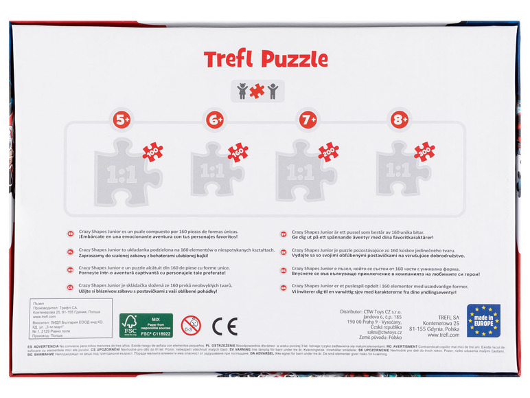 Prejsť na zobrazenie na celú obrazovku: Trefl Detské puzzle Junior Crazy Shapes – obrázok 9
