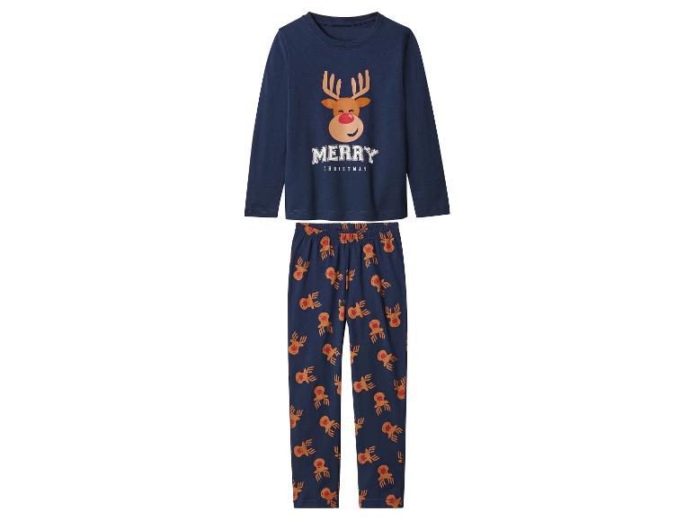 lupilu® Chlapčenské vianočné pyžamo (navy modrá, 122/128)