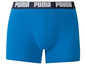 Modré trenírky Puma s bielym logom