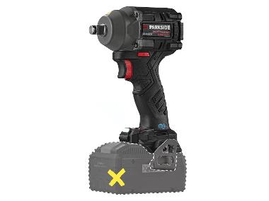 PARKSIDE PERFORMANCE® Aku rázový uťahovák 20 V PPDSSA 20-Li A1 – bez akumulátora