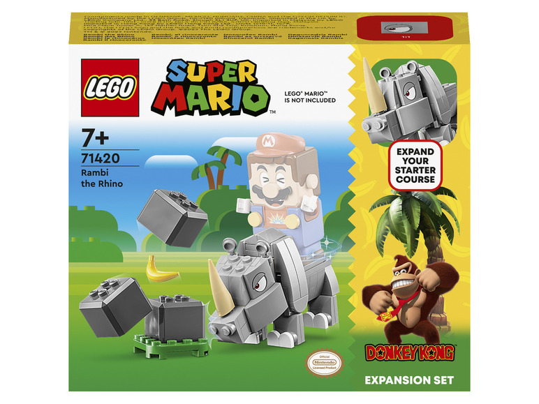 Prejsť na zobrazenie na celú obrazovku: LEGO Super Mario™ 71420 Nosorožec Rambi – rozširujúci set – obrázok 1