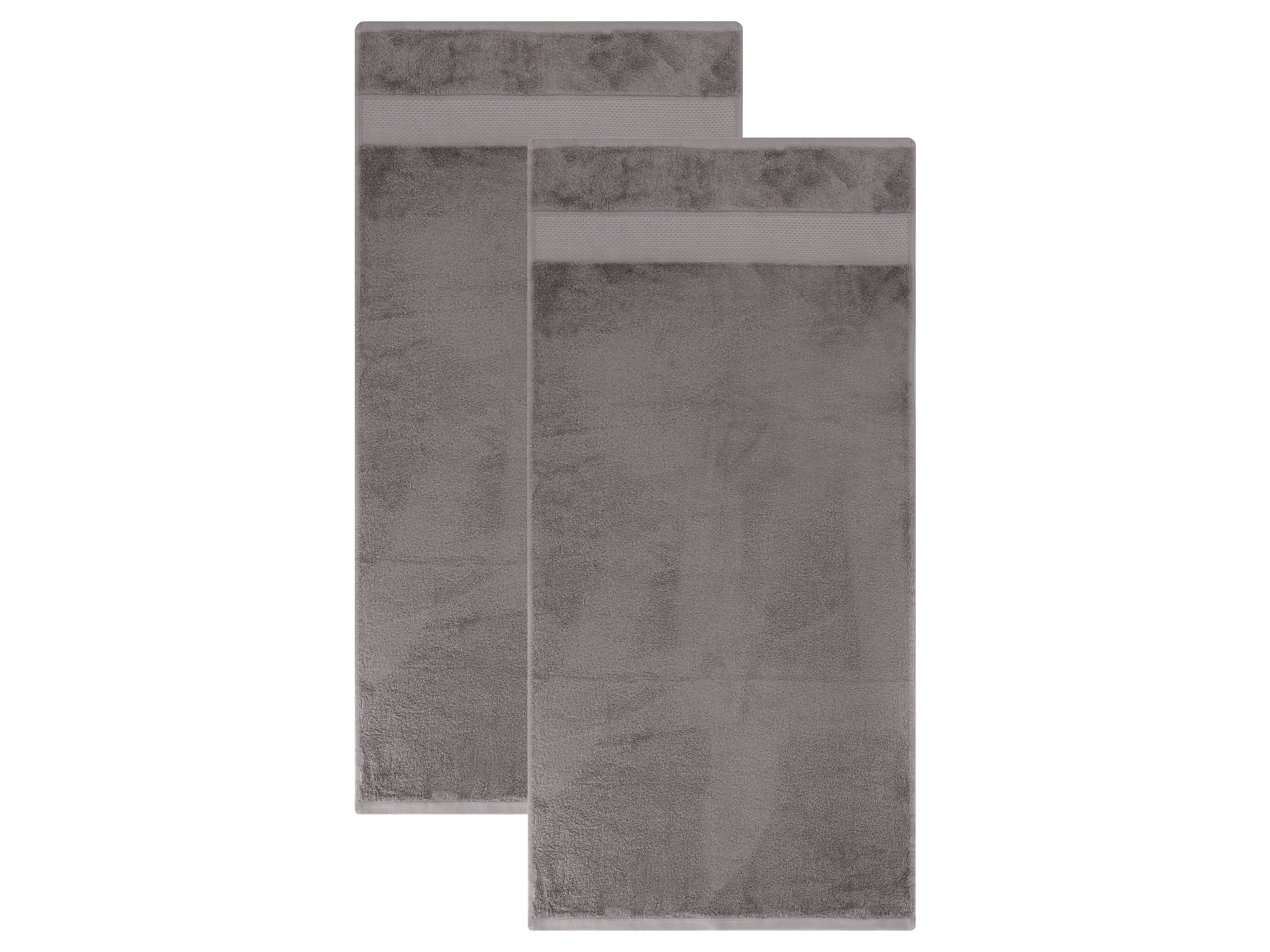 LIVARNO® Uterák Premium, 50 x 100 cm, 2 kusy (sivá)