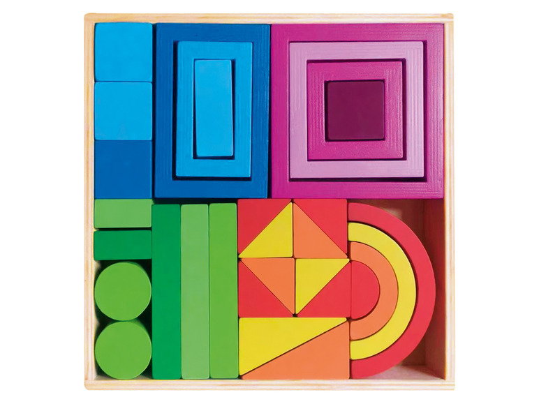 Prejsť na zobrazenie na celú obrazovku: Playtive Drevená dúhová Montessori hra – obrázok 6