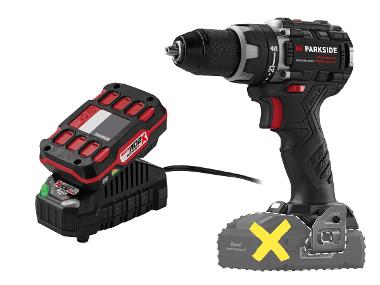 PARKSIDE PERFORMANCE® Aku vŕtací skrutkovač 20 V PABSP 20 Li C4 + Akumulátor 20 V 2 Ah PAP 20 B1 + Nabíjačka 20 V 2,4 A