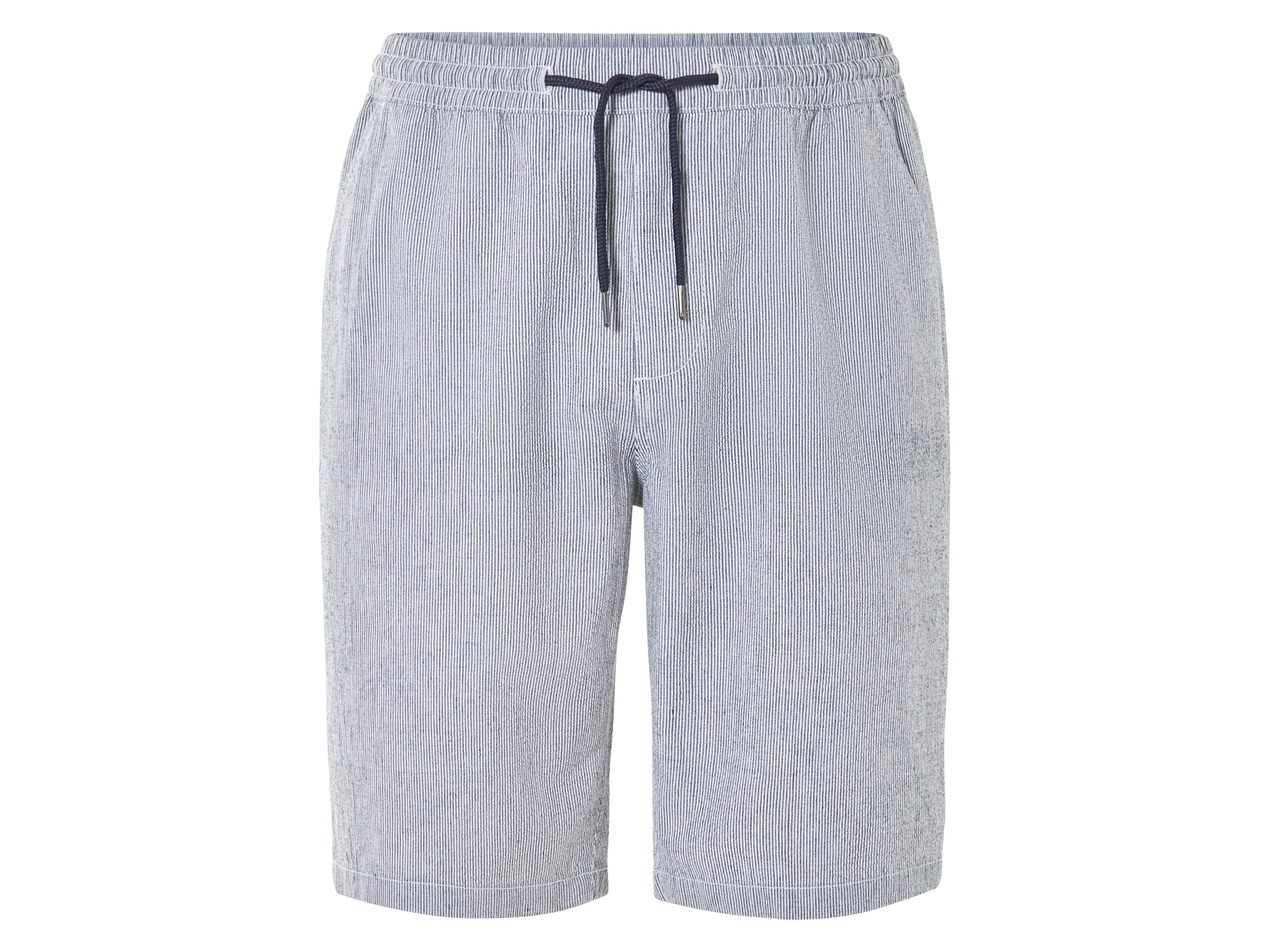 LIVERGY® Pánske šortky (pruhy/navy modrá/biela, S (44/46))