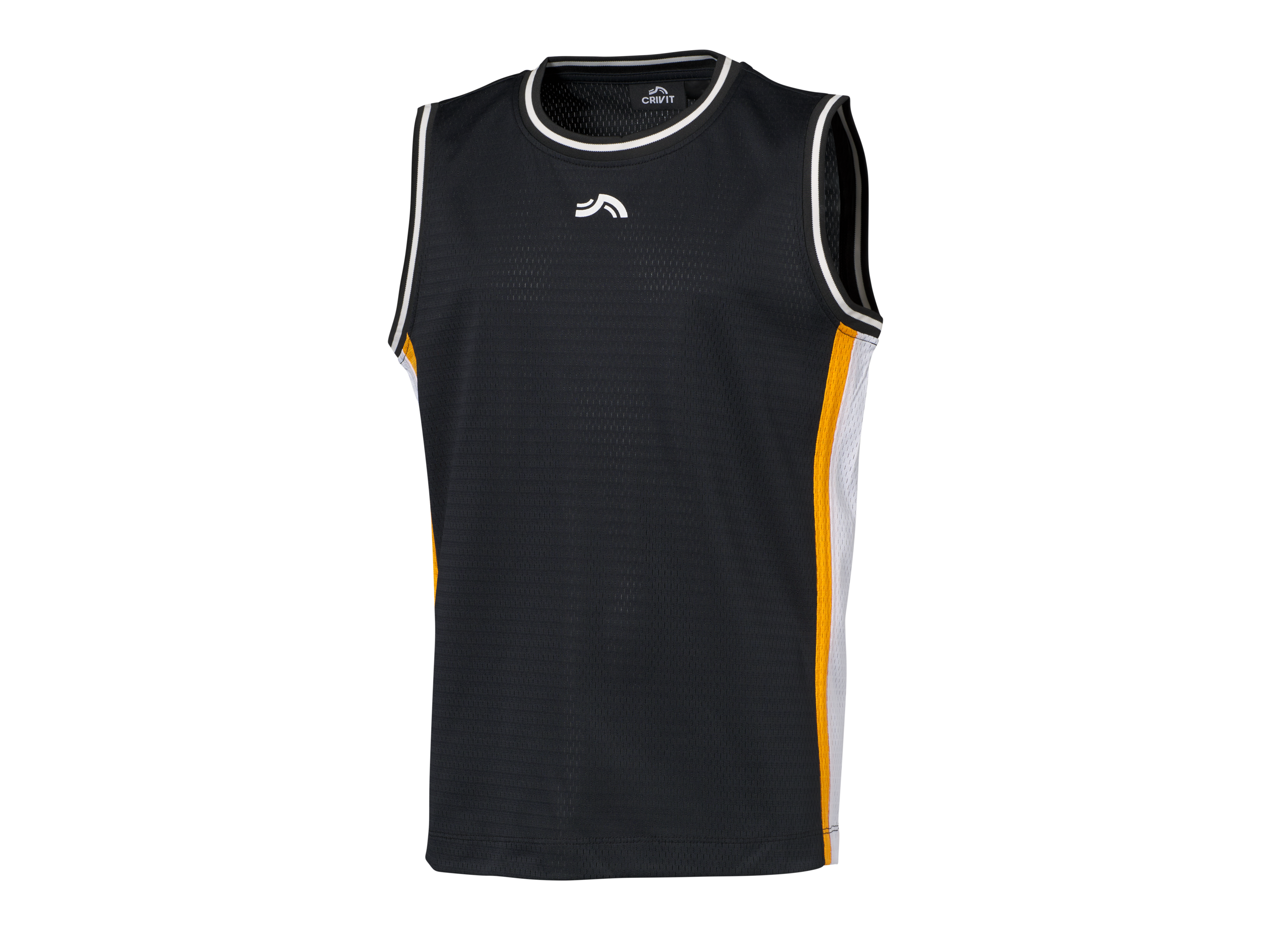 CRIVIT Detský funkčný basketbalový top (čierna, 134/140)
