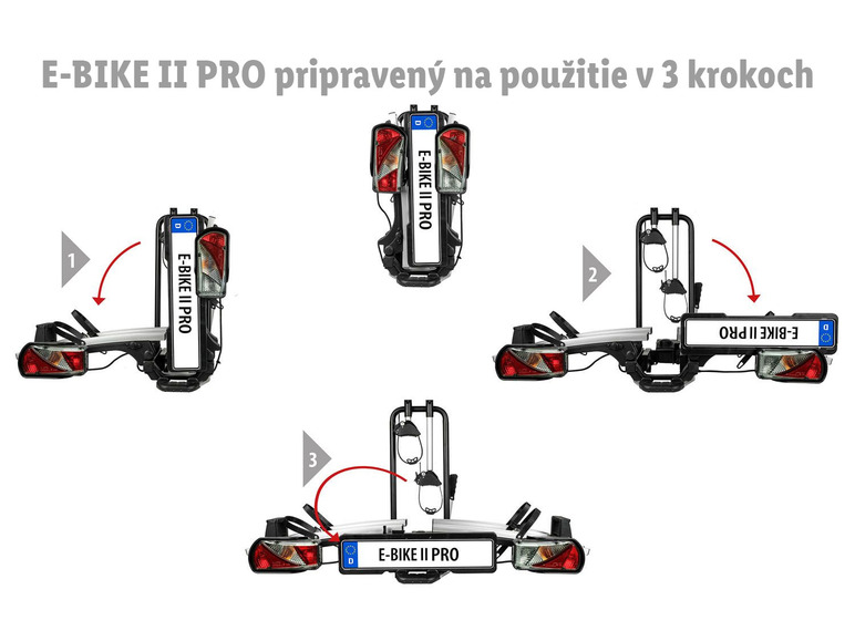 Prejsť na zobrazenie na celú obrazovku: EUFAB Nosič na bicykle E-Bike II Pro – obrázok 5