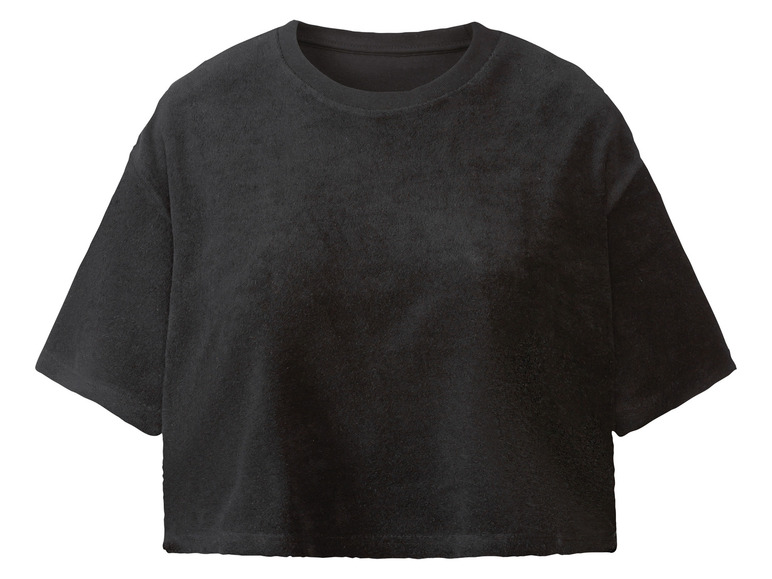 E-shop esmara® Dámske froté tričko (XS (32/34), čierna)