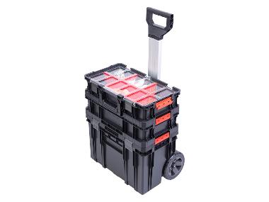 QBRICK SYSTEM Kufrík na náradie System TWO Cart Plus Vario + TWO Organizer FLEX 100 Plus + QS TWO Box 100 FLEX