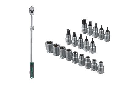 PARKSIDE® Teleskopická račňa/Súprava nástrčných kľúčov