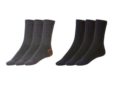 LIVERGY® Pánske pracovné ponožky, 3 páry