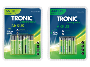 TRONIC® Nabíjacie batérie