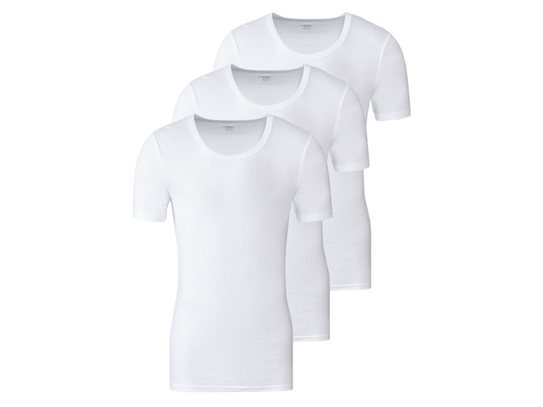 Prejsť na zobrazenie na celú obrazovku: LIVERGY® Pánske bavlnené spodné tričko, 3 kusy – obrázok 10