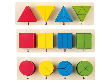 PLAYTIVE® Drevené puzzle Montessori