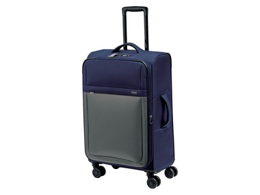 TOPMOVE® Cestovný kufor 62 l, modrý / šedý