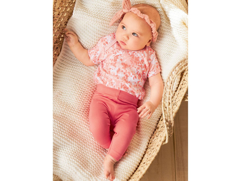Prejsť na zobrazenie na celú obrazovku: LUPILU® Dievčenské bavlnené body s krátkym rukávom pre bábätká BIO, 2 kusy – obrázok 20