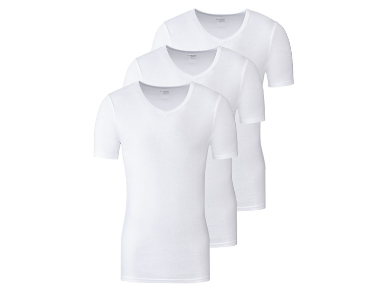 Prejsť na zobrazenie na celú obrazovku: LIVERGY® Pánske bavlnené spodné tričko, 3 kusy – obrázok 2