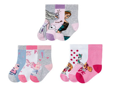 Dievčenské ponožky, 3 páry