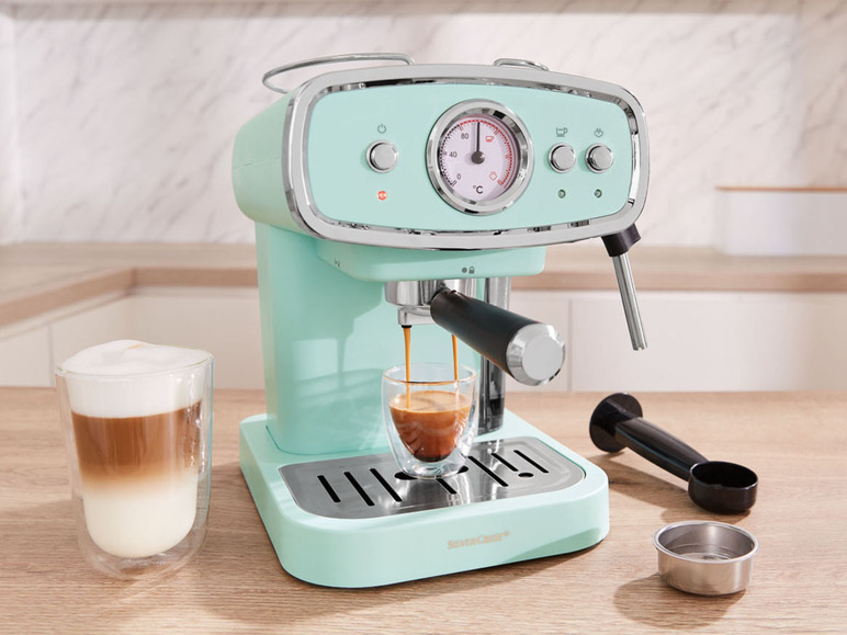 Prejsť na zobrazenie na celú obrazovku: Silvercrest Kitchen Tools Espresso kávovar SEM 1050 A1, modrý – obrázok 6
