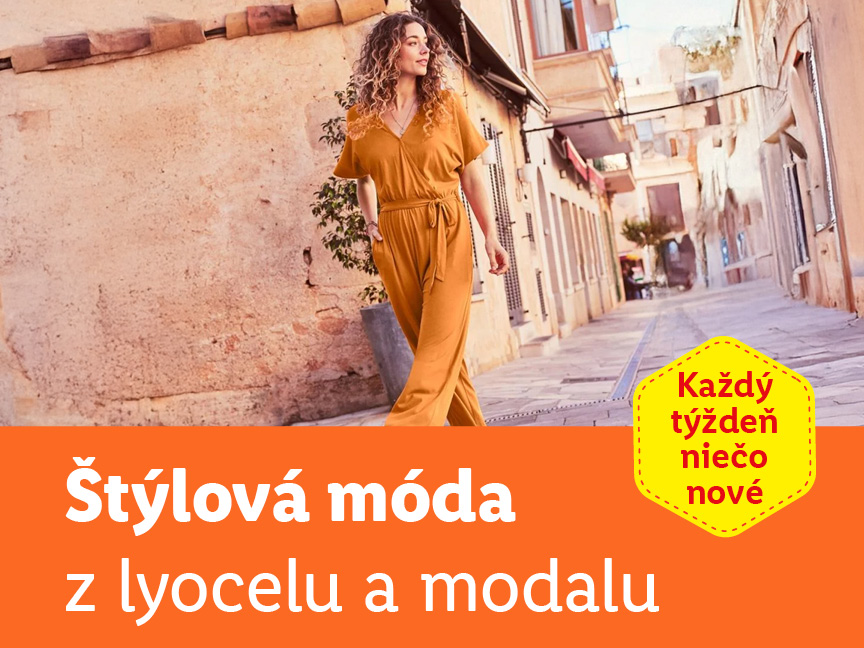 Štýlová móda z lyocellu a modalu - každý týždeň niečo nové.