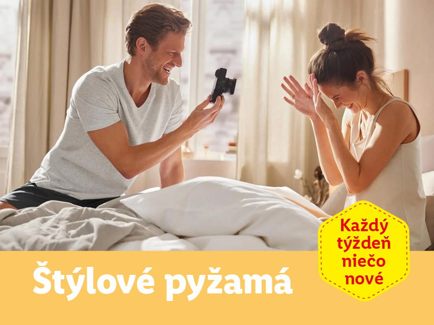 Štýlové pyžamá: každý týždeň niečo nové.