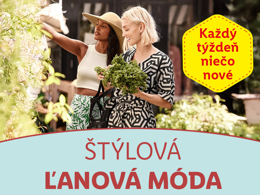 Štýlová ľanová móda - každý týždeň niečo nové.