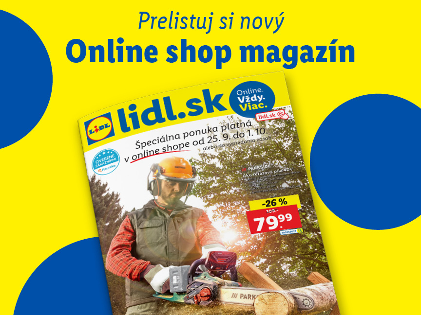 Online shop magazín