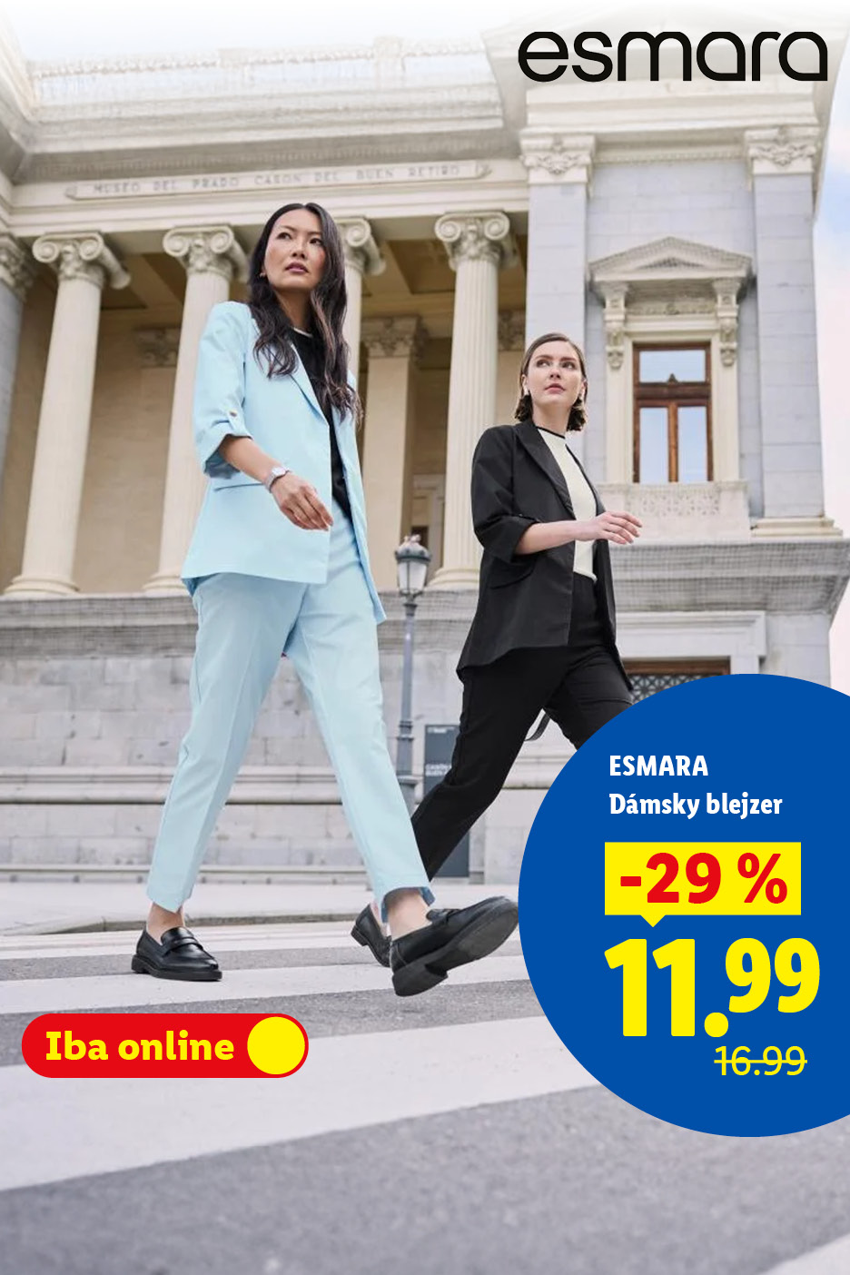 Jarná móda. Dámsky blejzer so zľavou 29% za 11,99 eur. Iba online.