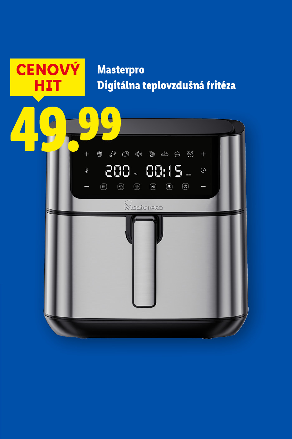 Digitálna teplovzdušná fritéza za 49,99 s cenovým hitom.