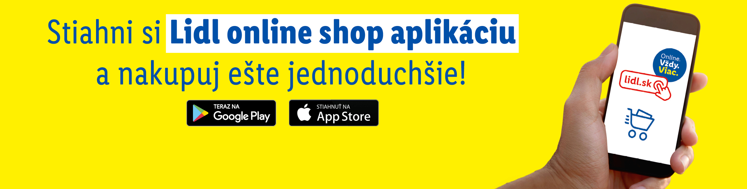 Lidl online shop aplikácia