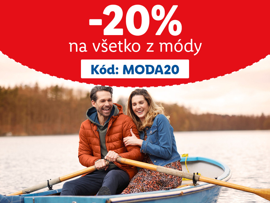 20% zľava na celú módu