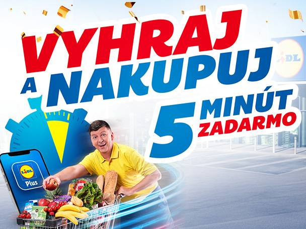 Lidl Plus súťaž: Vyhraj nákup zadarmo za 5 minút.