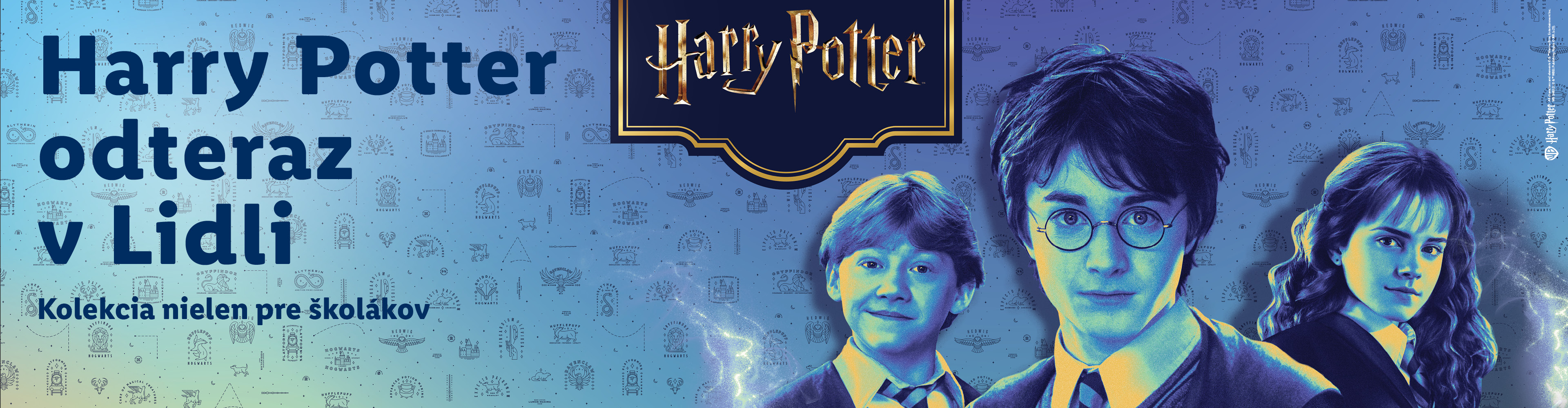 Harry Potter kolekcia v Lidli pre školákov.