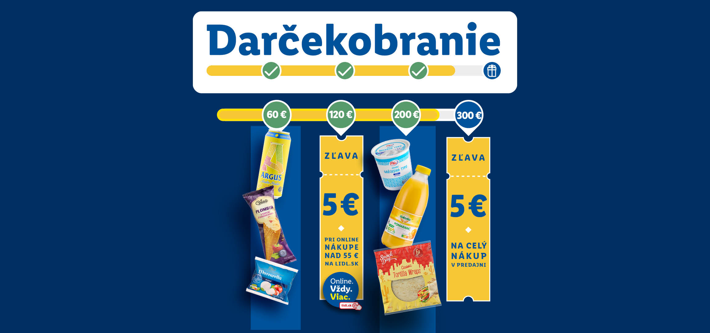 Lidl Plus Darčekobranie: Nakupuj a získaj odmenu celý júl. Zľavy na online a kamenné nákupy.