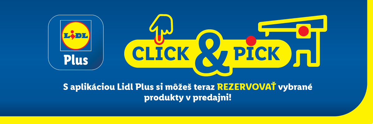 Lidl Plus: kliknite & vyzdvihnite si nákup v obchode.