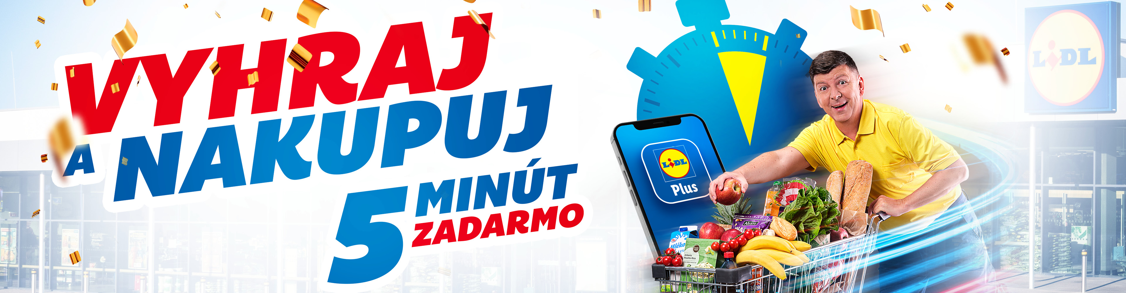 Lidl Plus: vyhrajte nákup za 5 minút!