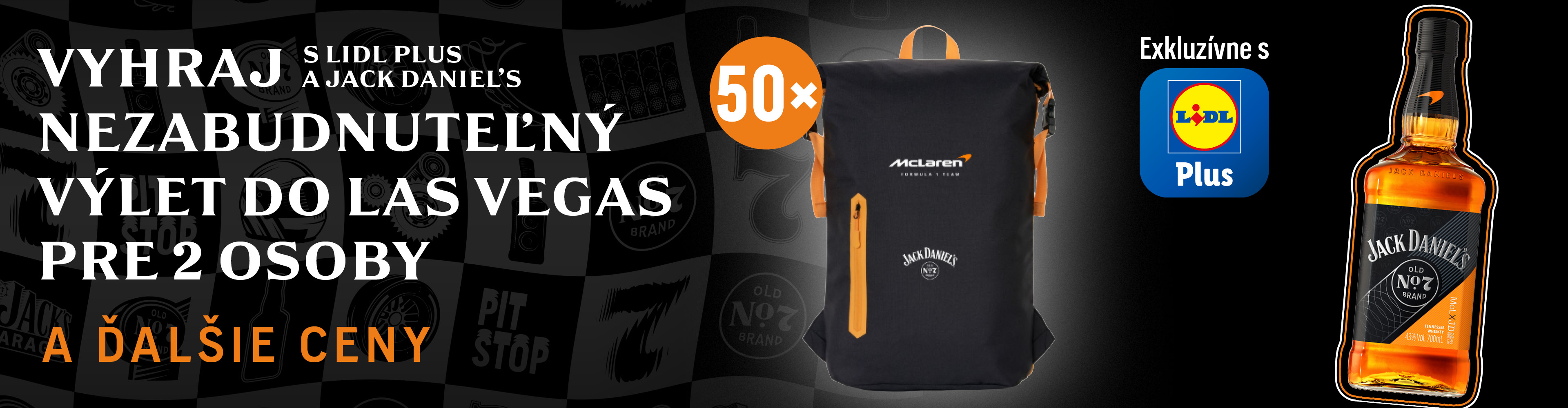 Súťaž s Lidl Plus a Jack Daniel's o výlet do Las Vegas a ďalšie ceny.