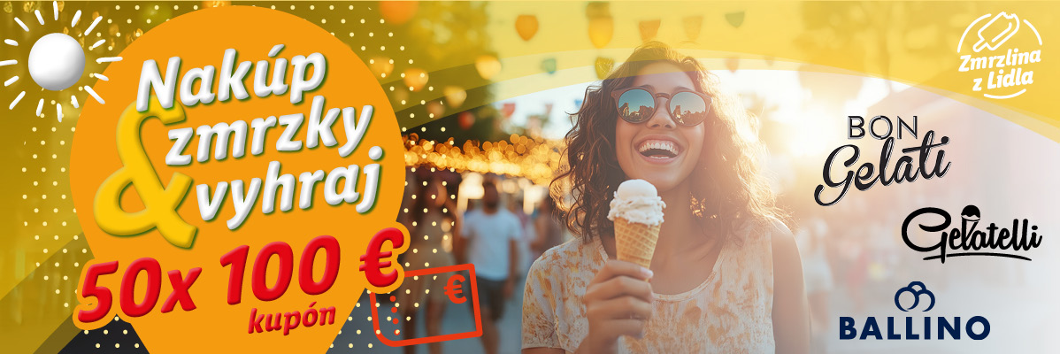 Zmrzlina Bon Gelati, Gelatelli a Ballino: vyhraj 100 €!
