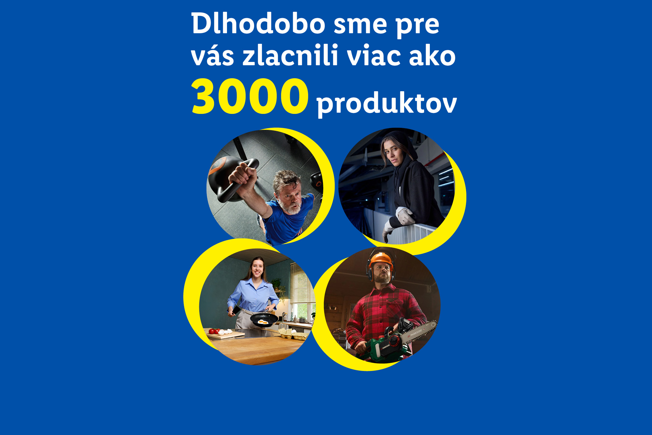 Zľavnili sme viac ako 3000 produktov: športové vybavenie, domáce spotrebiče, náradie a kuchynské potreby.