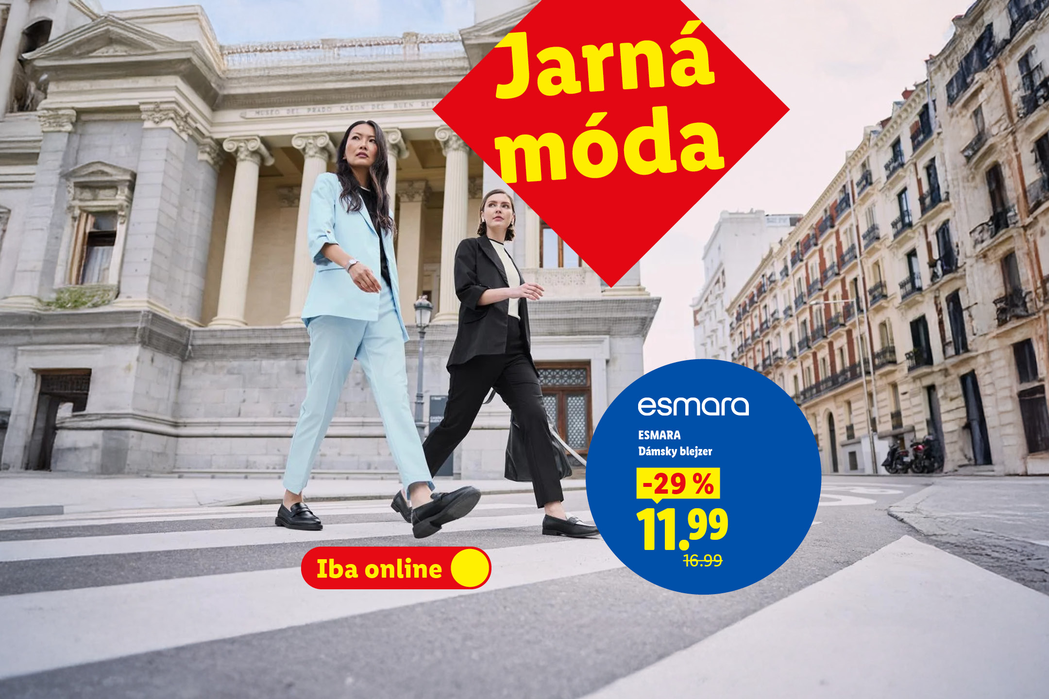 Jarná móda. Dámsky blejzer so zľavou 29% za 11,99 eur. Iba online.