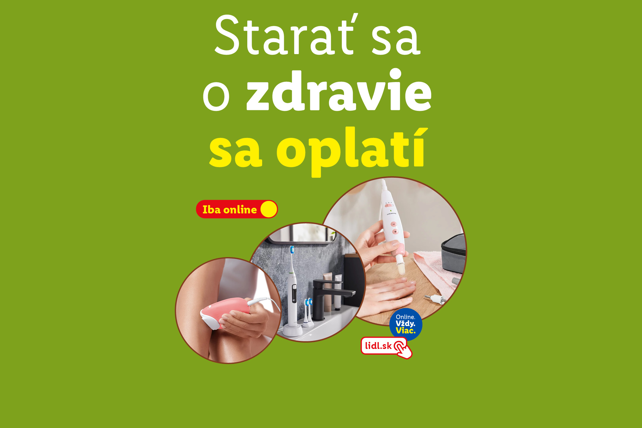 Starostlivosť o zdravie sa oplatí: IPL epilátor, sonická zubná kefka a súprava na manikúru/pedikúru.