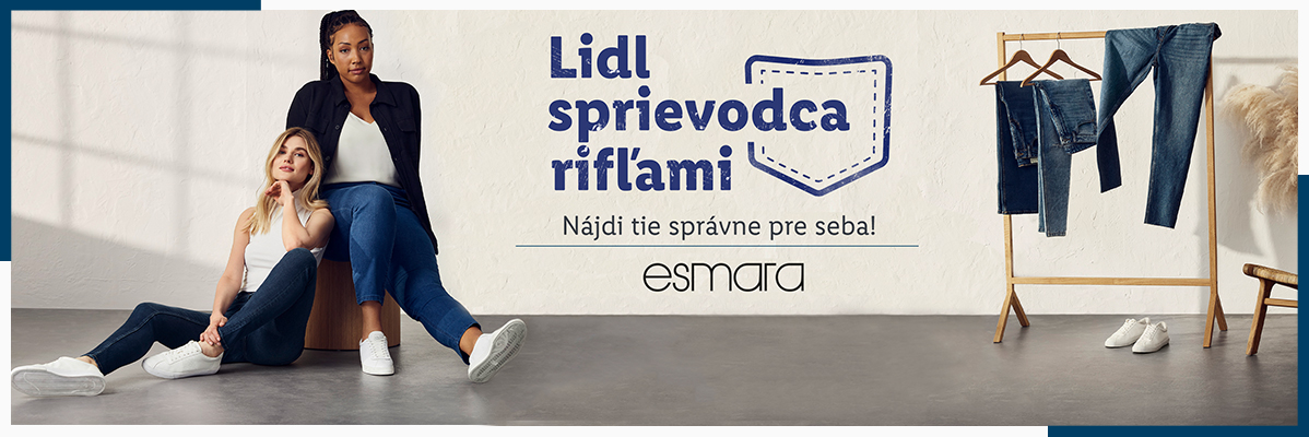 Rifle Esmara z Lidla: rôzne štýly pre všetkých.