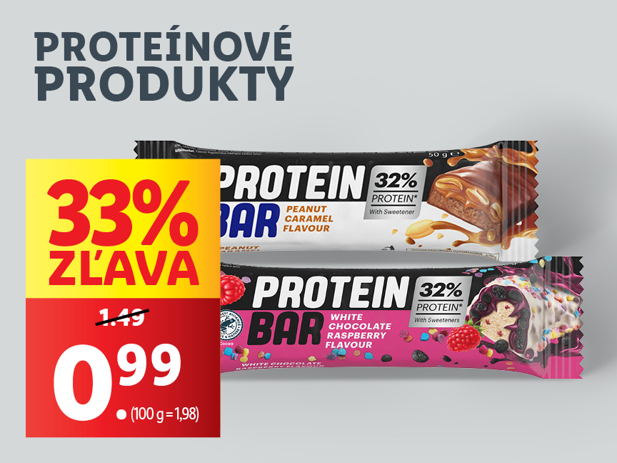 Ponuka proteínových produktov od 10. júla
