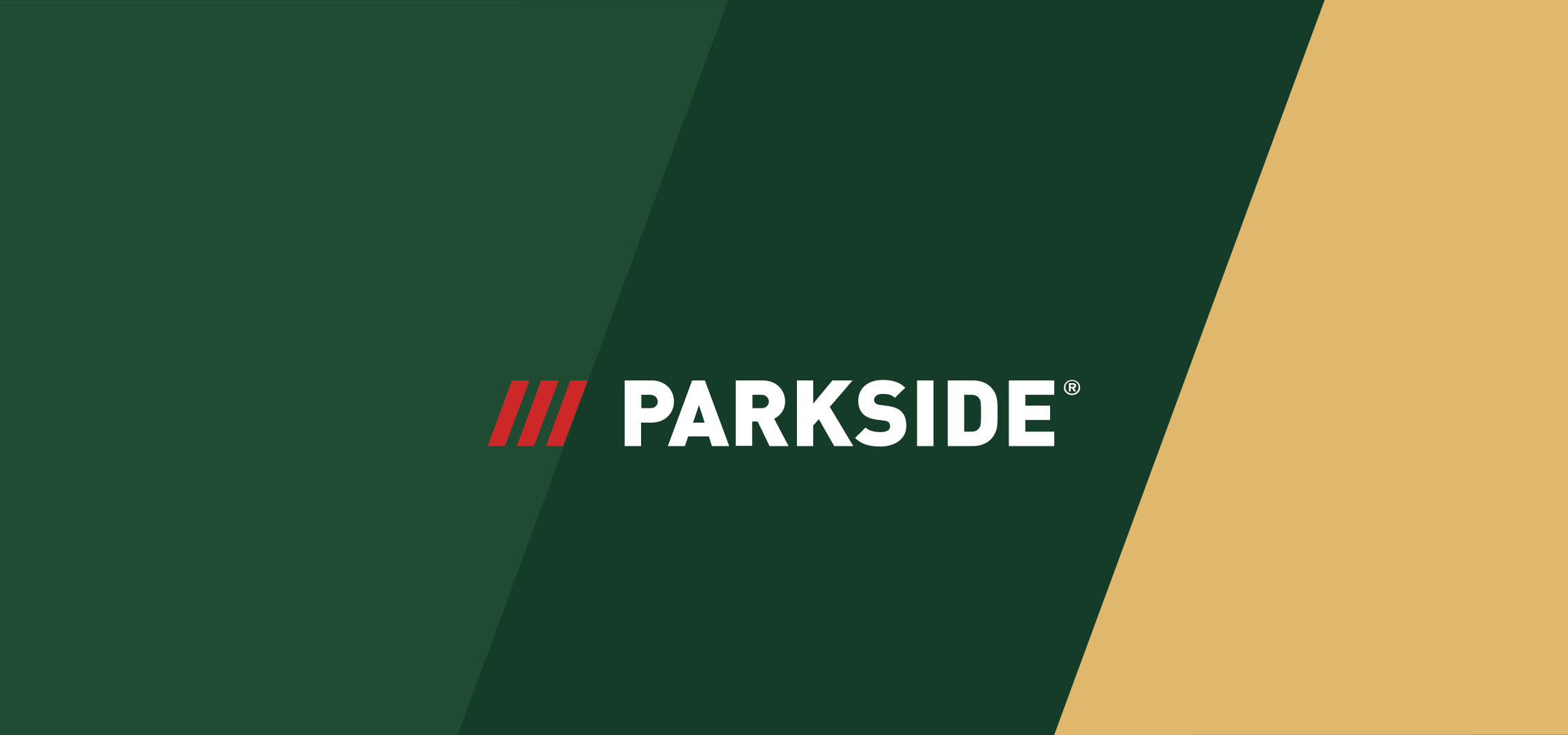 Zelené pozadie s logom Parkside a zlatým nápisom „30 rokov – Osláv to na plný výkon!“