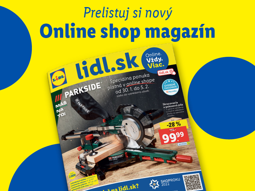 Online shop magazín